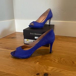 Enzo Angiolini 7.5 Peep Toe Heels